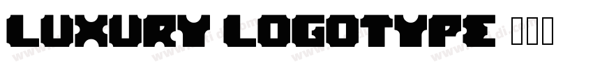luxury logotype字体转换
